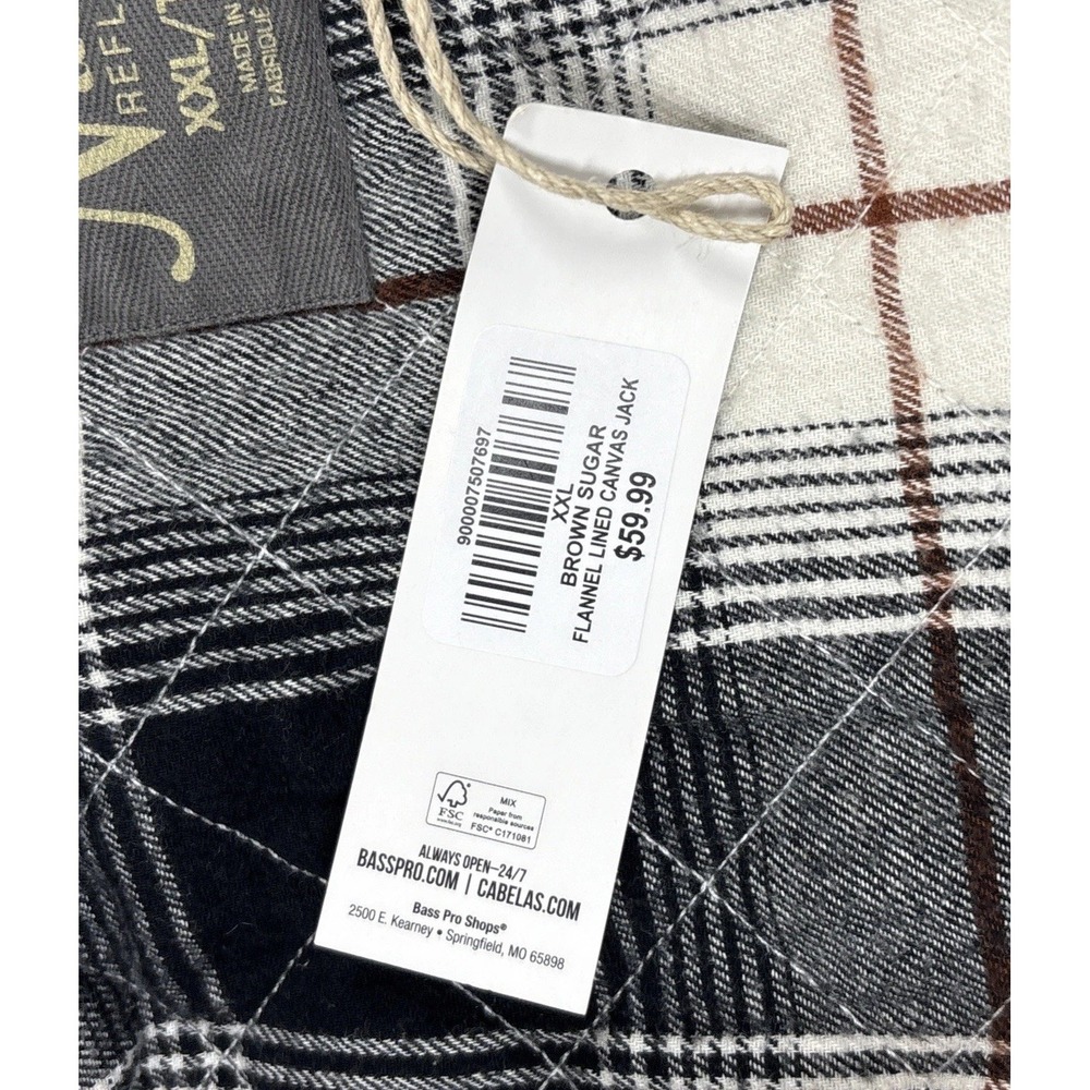 Natural Reflections Jacket Womens XXL Utility‎ Quilted Flannel Lined Canvas Barn - Picture 14 of 16